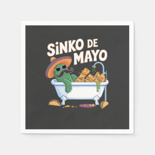 Sinko de Mayo Cinco De Mayo Cactus Grappig Servet