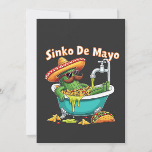 Sinko de Mayo"Grappige Cinco de Mayo Cactus Kaart