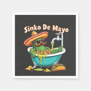 Sinko de Mayo"Grappige Cinco de Mayo Cactus Servet