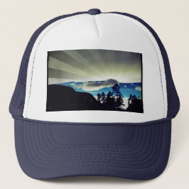 Sinks Canyon Winter Sunburst Trucker Pet