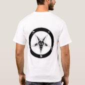 SINNER T-SHIRT met Black Baphomet op achterzijde (Achterkant)