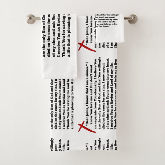 Sinners Prayer Bad Handdoek (Insitu)