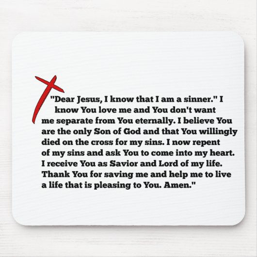 Sinners Prayer Muismat (Voorkant)