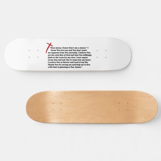 Sinners Prayer Skateboard (Horizontaal)
