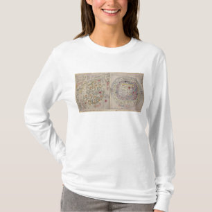 Sino-Koreaanse wereldkaart T-shirt