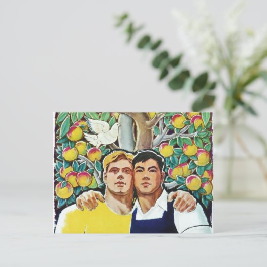 Sino Sovjet-samenwerking Briefkaart (Staand voorkant)