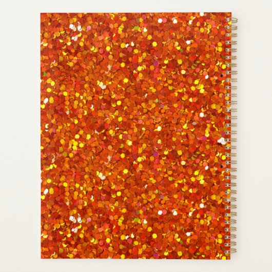 Sinopia Orange Parties scintillant (Dos)