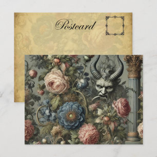 Sins of the Affluent - Gotisch Victoriaans ontwerp Feestdagenkaart