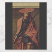 Sint Adrian de Martelaar Wijn Etiket (Enkel label)