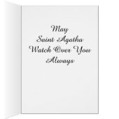 Sint Agatha van Sicilië Patron van Verpleegkundige (Binnen (Rechts))