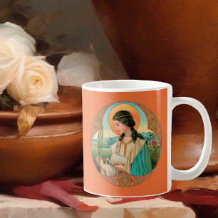 Sint-Agnes van Rome (BK 006) koffiemok