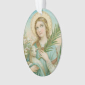 Sint-Agnes van Rome (MH01) Acryl Ornament (voorkant)