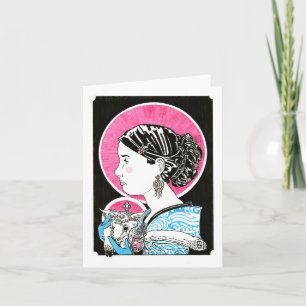 Sint-Agnes van Rome Notecard Kaart