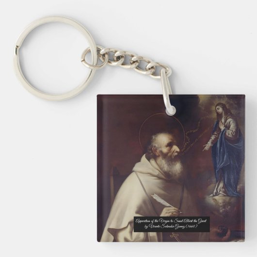Sint Albertus de Grote Sleutelhanger (voorkant)