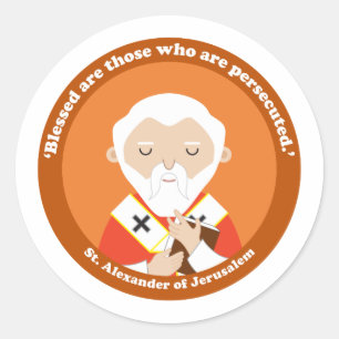 Sint-Alexander van Jerusalem Ronde Sticker