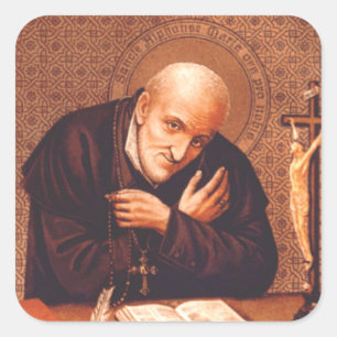 Sint Alfonsus Liguori Vierkante Sticker
