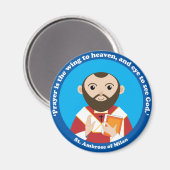 Sint-Ambrose van Milaan Magneet (Voorkant / Achterkant)