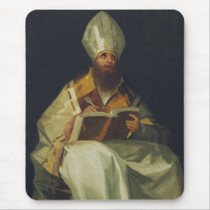 Sint Ambrosius door Francisco de Goya Muismat