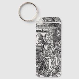 Sint Ambrosius van Milaan Sleutelhanger