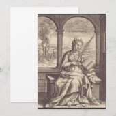 Sint Anastasia christelijke heilige en martelares Kaart (Voorkant / Achterkant)