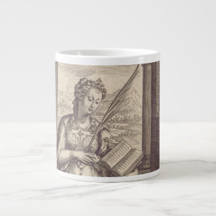 Sint Anastasia de Bevrijder Zwart & Wit Kunst Extra Grote Beker