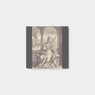 Sint Anastasia de Bevrijder Zwart & Witte Kunst Post-it® Notes