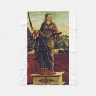 Sint Anastasia van Rome Premium Kunst Fleece Deken
