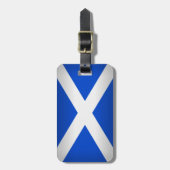 Sint Andrew's Kruis Bagagelabel (Voorkant verticaal)