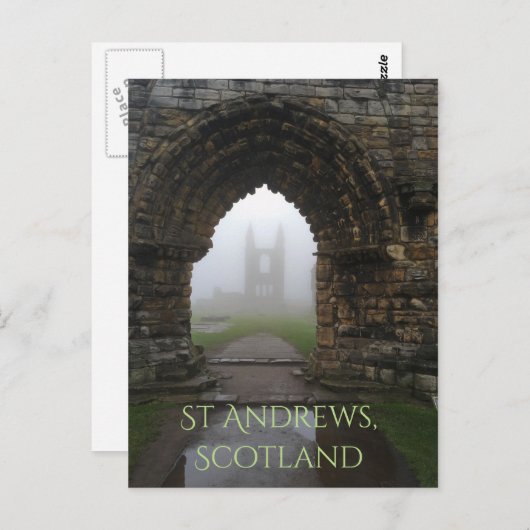 Sint-Andrews, Schotse kathedrale Arches in Dense F Briefkaart (Voorkant / Achterkant)