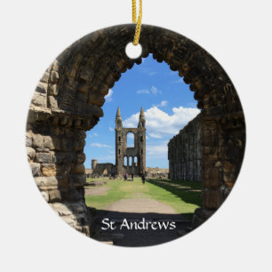 Sint Andrews Scotland Britain Cathedral Church Rui Keramisch Ornament