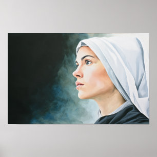 Sint Angela Merici: Licht van Geloof en Wijsheid Poster
