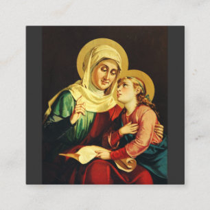 Sint Anna en de Maagd Maria Vierkante Visitekaartje