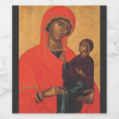 Sint Anne met de Maagd Maria Wijn Etiket (Enkel label)