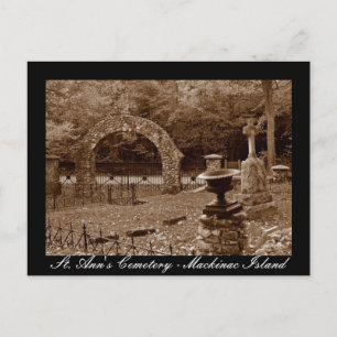Sint Ann's begraafplaats - Mackinac Island Briefka Briefkaart