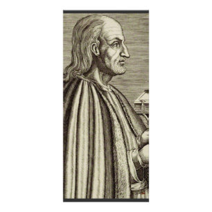Sint Anselmus van Canterbury Doctor of the Church Reclamekaart