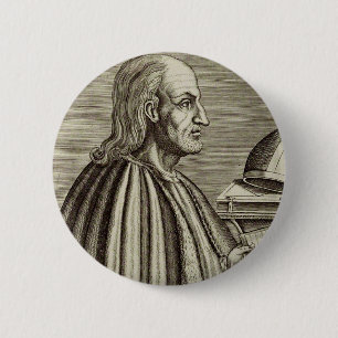 Sint-Anselmus van Canterbury Kerkleraar Ronde Button 5,7 Cm