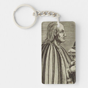 Sint-Anselmus van Canterbury Kerkleraar Sleutelhanger