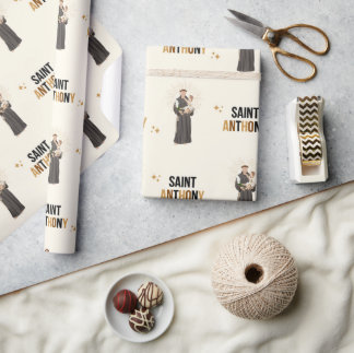 Sint-Anthony Wrapping Paper Cadeaupapier