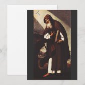 Sint-Antonius Abt Feestdagenkaart (Voorkant / Achterkant)