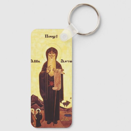 Sint-Antonius de Grote Sleutelhanger (Achterkant)
