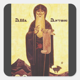 Sint Antonius de Grote Vierkante Sticker
