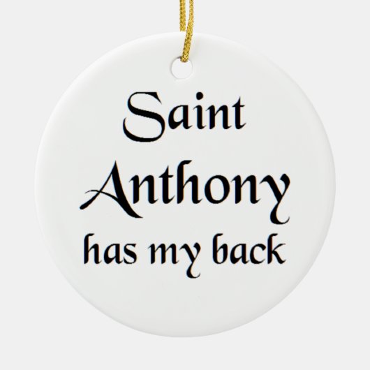 Sint-Antonius Keramisch Ornament (Voorkant)