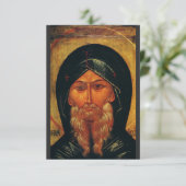 Sint-Antonius van de Woestijn Bedankkaart (Staand voorkant)