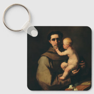 Sint-Antonius van Padua door Luca Giordano Sleutelhanger