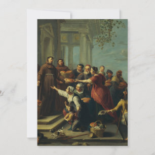 Sint-Antonius van Padua door Willem van Herp Feestdagenkaart