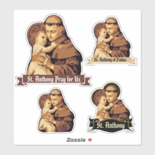 Sint Antonius van Padua Jezus Religieus Sticker