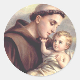 Sint-Antonius van Padua Ronde Sticker