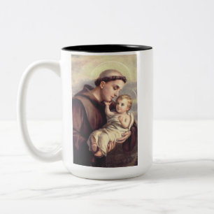 Sint-Antonius van Padua Tweekleurige Koffiemok