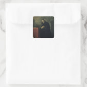 Sint Augustinus 1663 Vierkante Sticker (Tas)