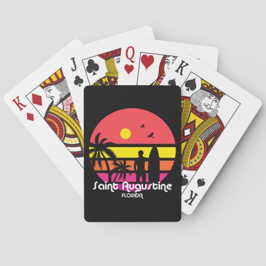  Sint Augustinus Florida Pokerkaarten (Achterkant)